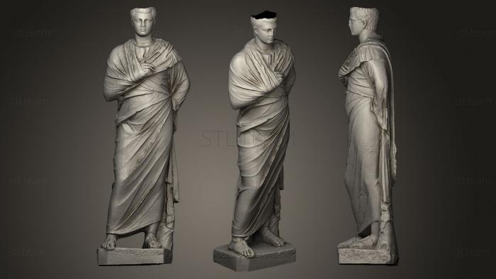 3D model Cloaked Roman (STL)